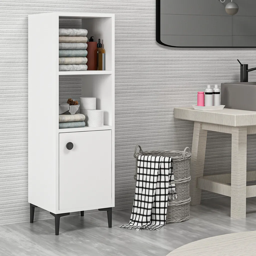 Mobiletto Skye Decor Alone 115cm Bianco Melaminico | Design Slim