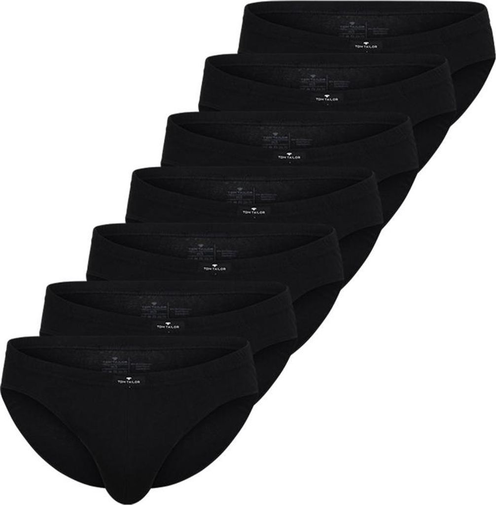 Tom Tailor 70597 Texas Slips 14er Pack 930 schwarz dunkel uni 8