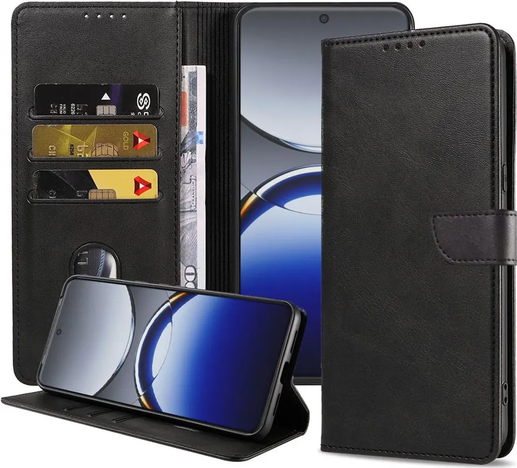 Offerta Custodia Oppo Find X8 Pro Portafoglio Magnetica Nera