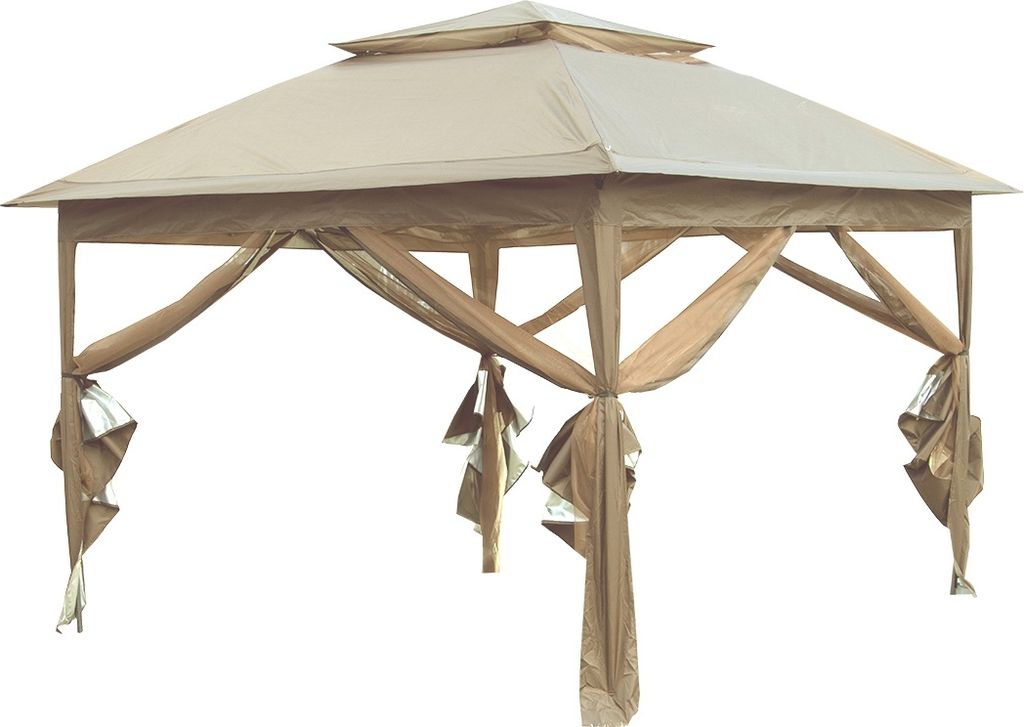 Marimex Gartenpavillon mit Mückennetz (3x3x2,9m) - beige