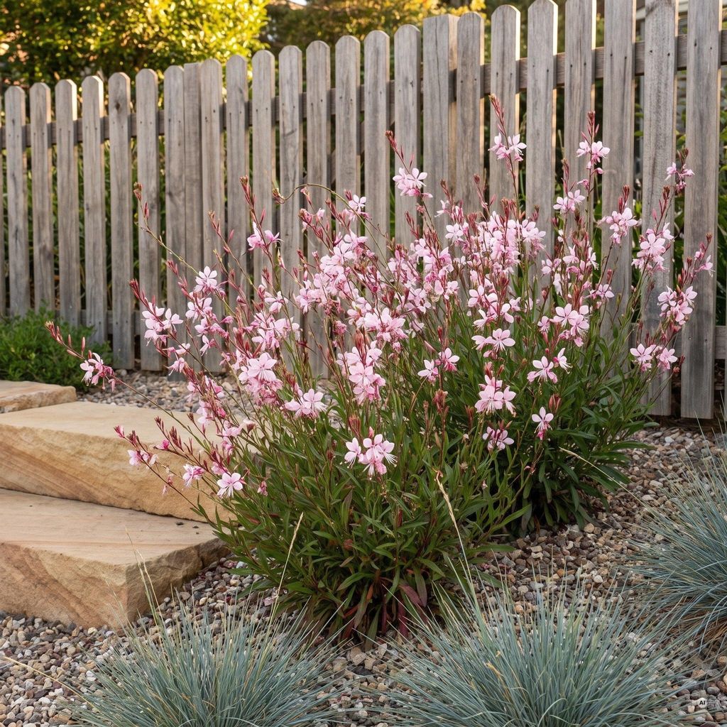 Stauden Gänge 3 x Gaura lindheimeri 'Siskiyou Pink' - Rosa Produktbild 