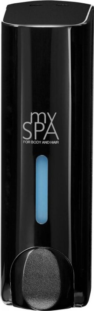 mySpa 2-in 1 Duschgel und Shampoo Spender - einfache und angenehme Bedienbarkeit - Black