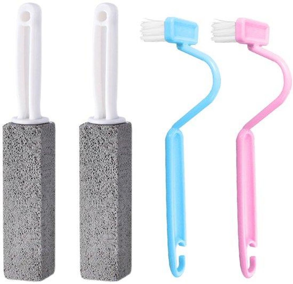 Toiletborstel-Set mit langen Stielen und U-Form