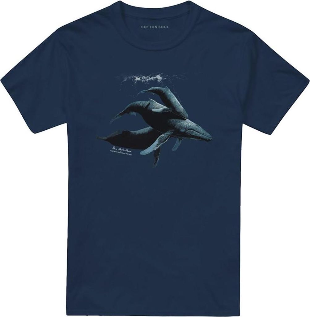 Wildlife - "Power&Grace" T-Shirt für Herren/Damen Uni TV28640 (S) (Marine)