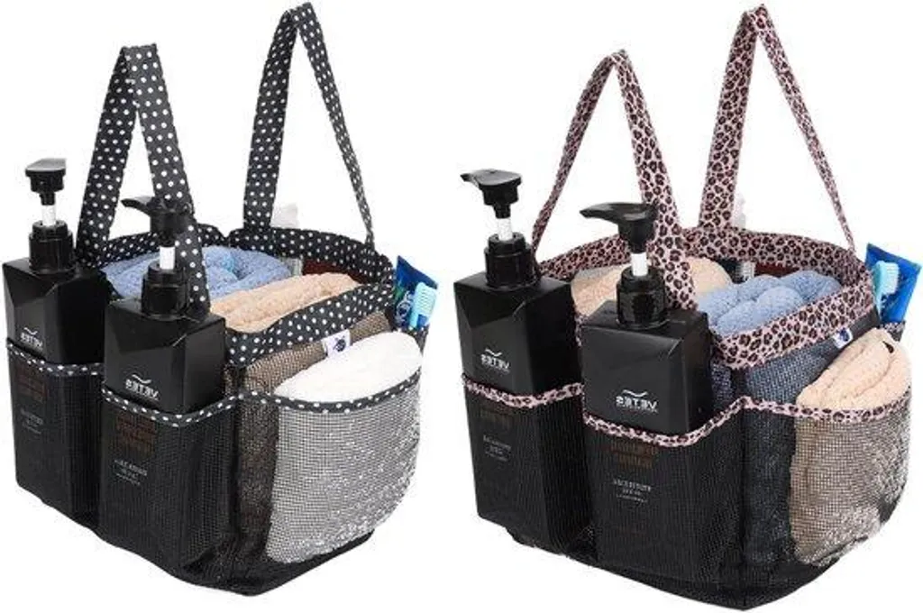 Panier de Douche Anti-Humidité en Filet - Lot de 2 Rangement Facile