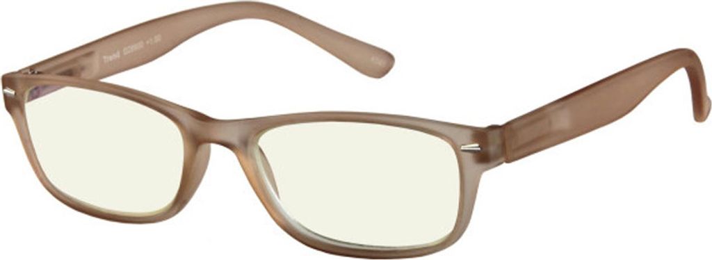 Lesebrille mit Etui Bluebreaker Trend Nude (+ 0,0 dpt)