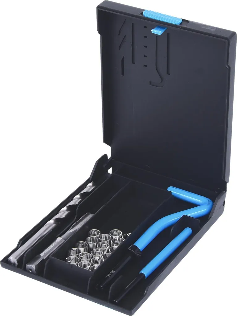 Set Riparazione Filettature KS TOOLS 150.6030 M8x1.0x11mm Acciaio Inox