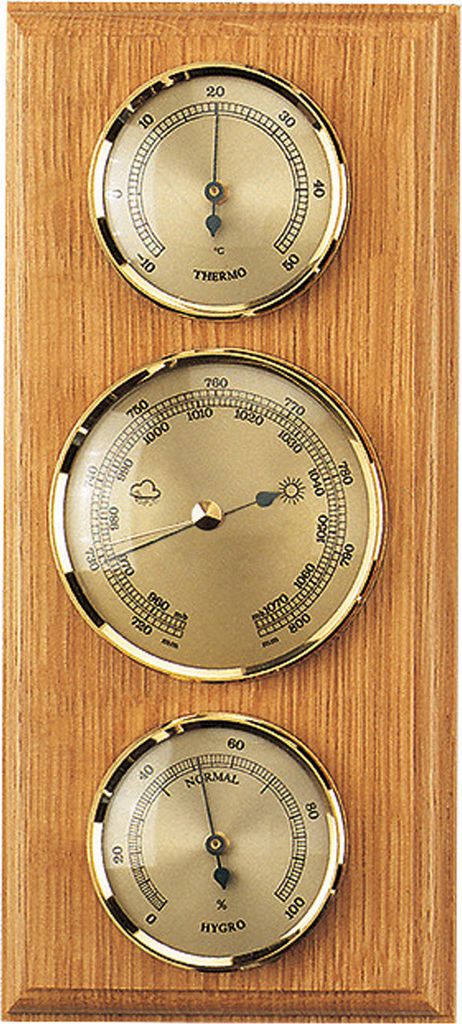 SELVA Wetterstation, mit Barometer, Thermometer und Hygrometer