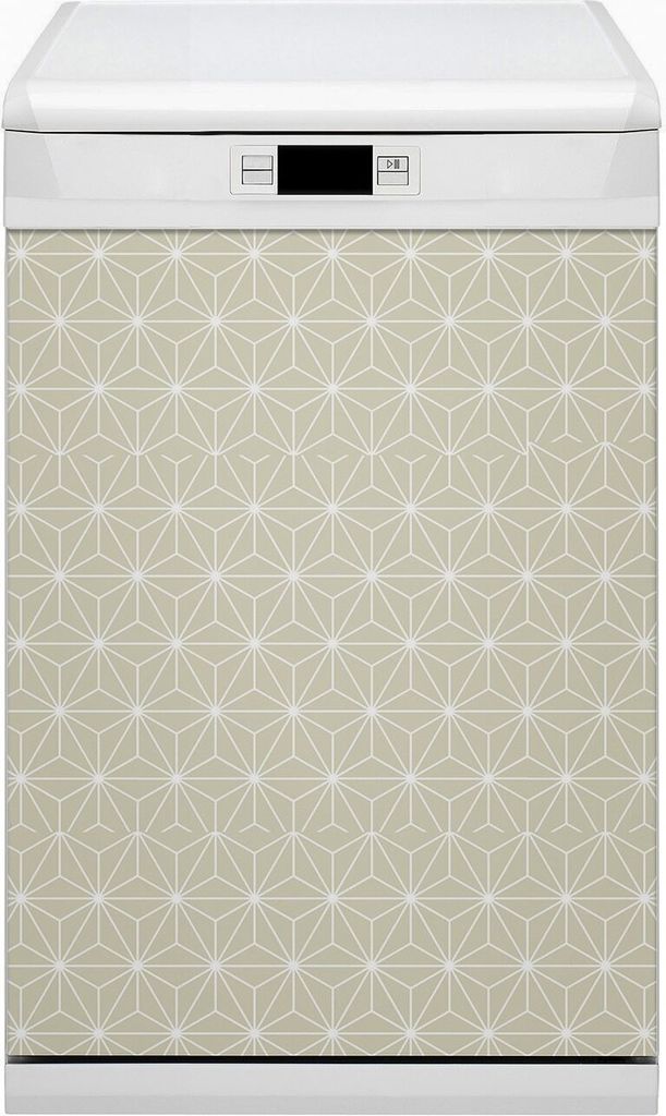 Magnet für Spülmaschine Abwaschbar 45x80 cm Magnet für Spülmaschine Magnetmatte Nachbildung - Geometrisches Muster