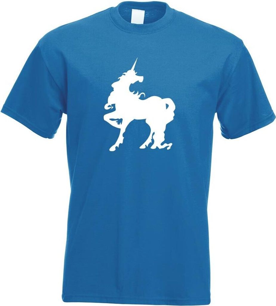 Kiwistar - T-Shirt - royal - Einhorn Herren Funshirt Bedruckt Design Sprüche Spruch Motive - mit Motiv Bedruckt - Funshirt Design - Sport - Freize...