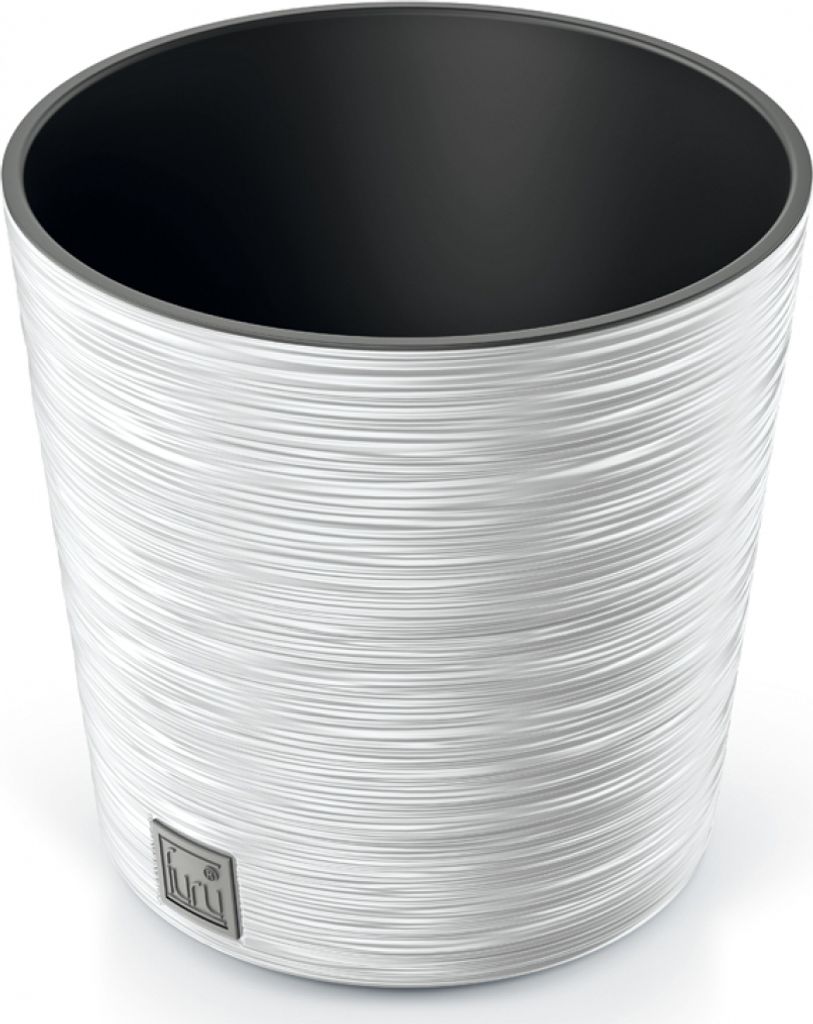 Doniczka okrągła Furu 25 cm biała