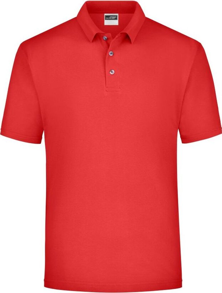 Klassisches Polohemd für Freizeit und Sport red, Gr. L