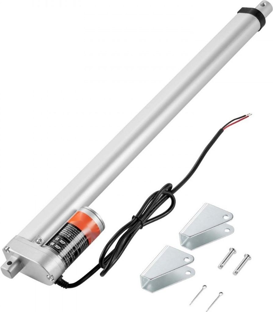 1500N Linear Actuator DC 12V - Linearantrieb IP54 - Elektrischer Linearmotor - 450mm Hublänge - Geräuschpegel ≤60dB - Elektrische Türöffner -...