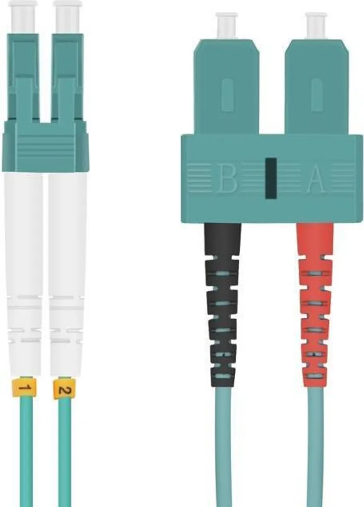 Fibra Ottica 10Gb Helos OM3 20 metri - Connettori SC-LC Alta Qualità