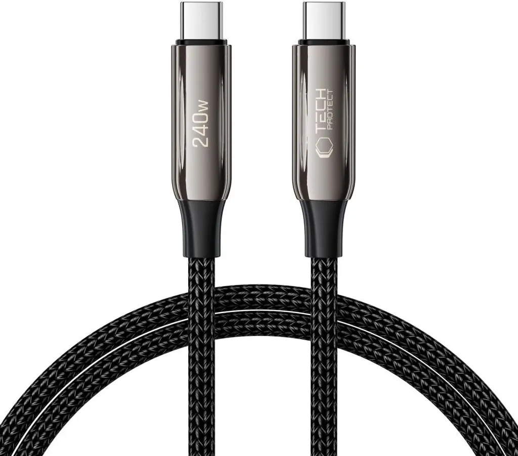 Cavo Tech-Protect Ub10T Ultraboost Type-C PD240W 100cm Nero - Offerta