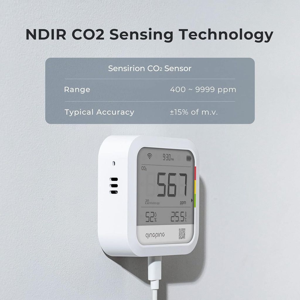 Vnitřní teploměr Qingping CGP22C, detektor teploty, Obrázek produktu 6