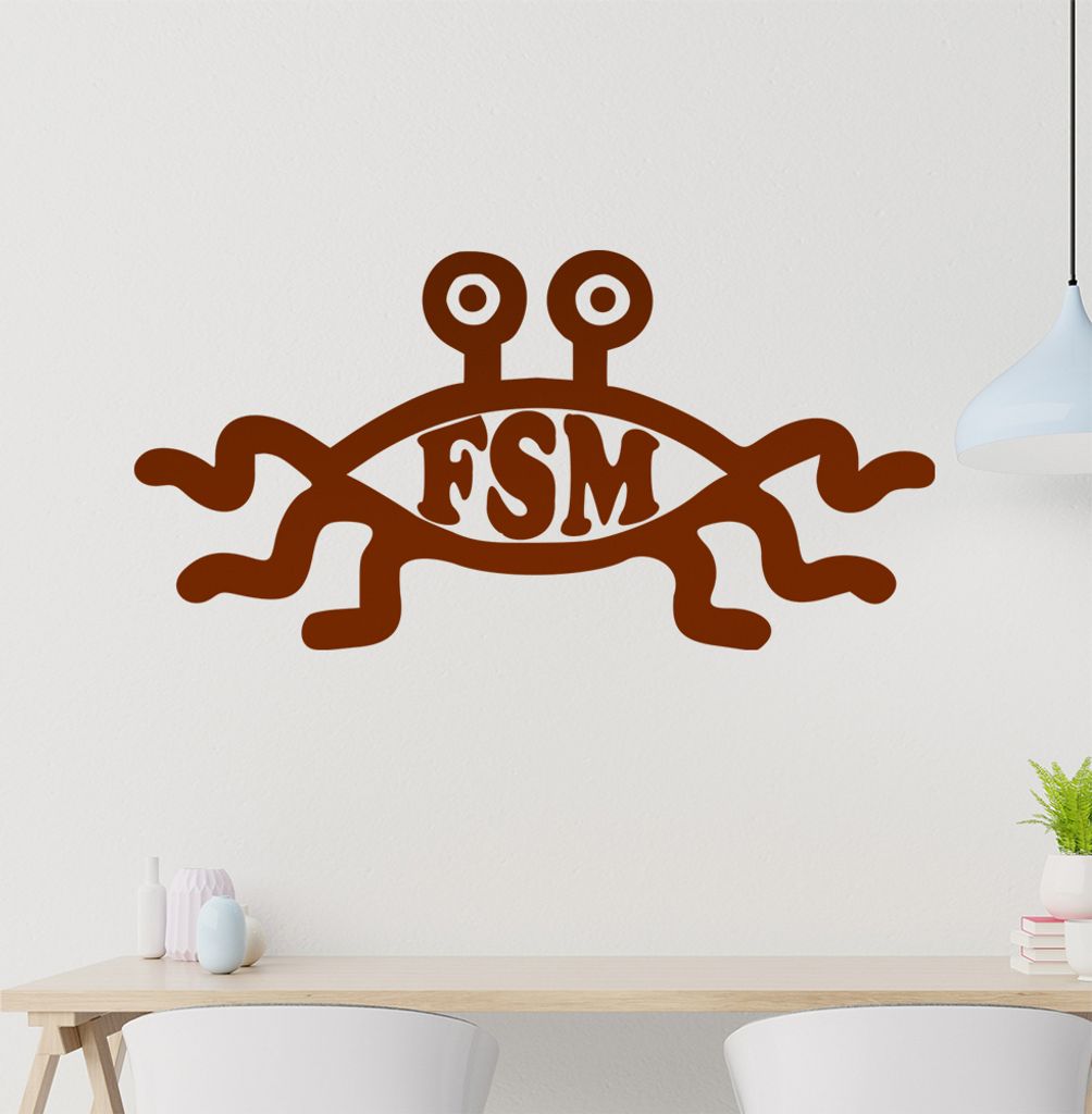 FSM Wandtattoo in 6 Größen - Wandaufkleber Wall Sticker - Dekoration, Küche, Wohnzimmer, Schlafzimmer, Badezimmer