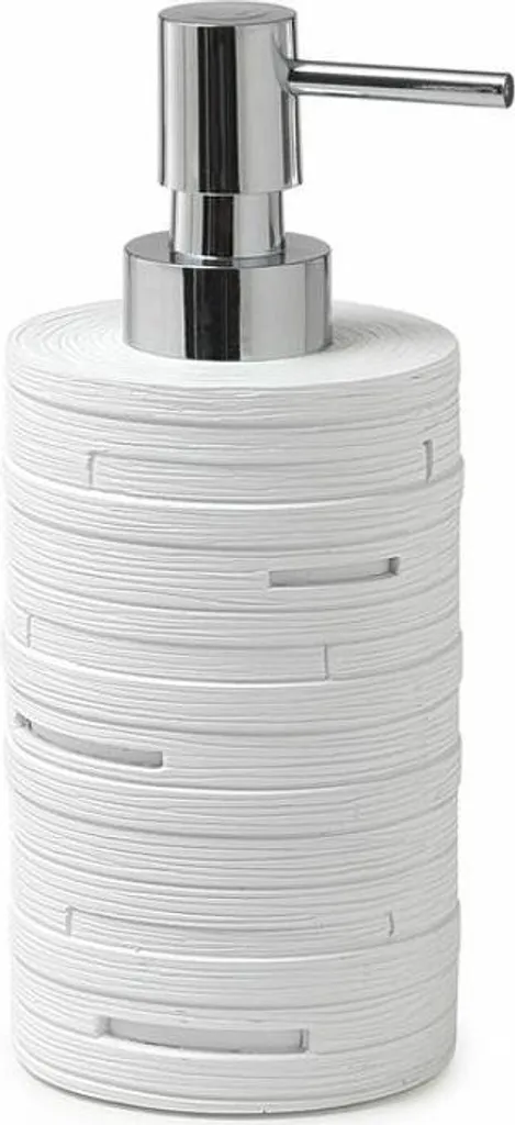 Dosasapone Gedy Helen Bianco in Resina Antiurto - Accessori Bagno Design