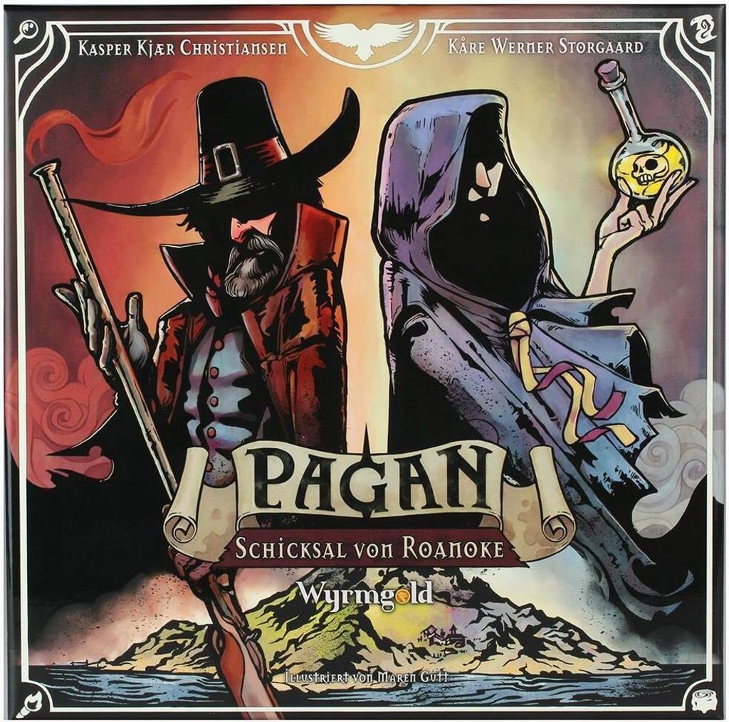 Pegasus Pagan: Schicksal von Roanoke, Kartenspiel, Produktbild 