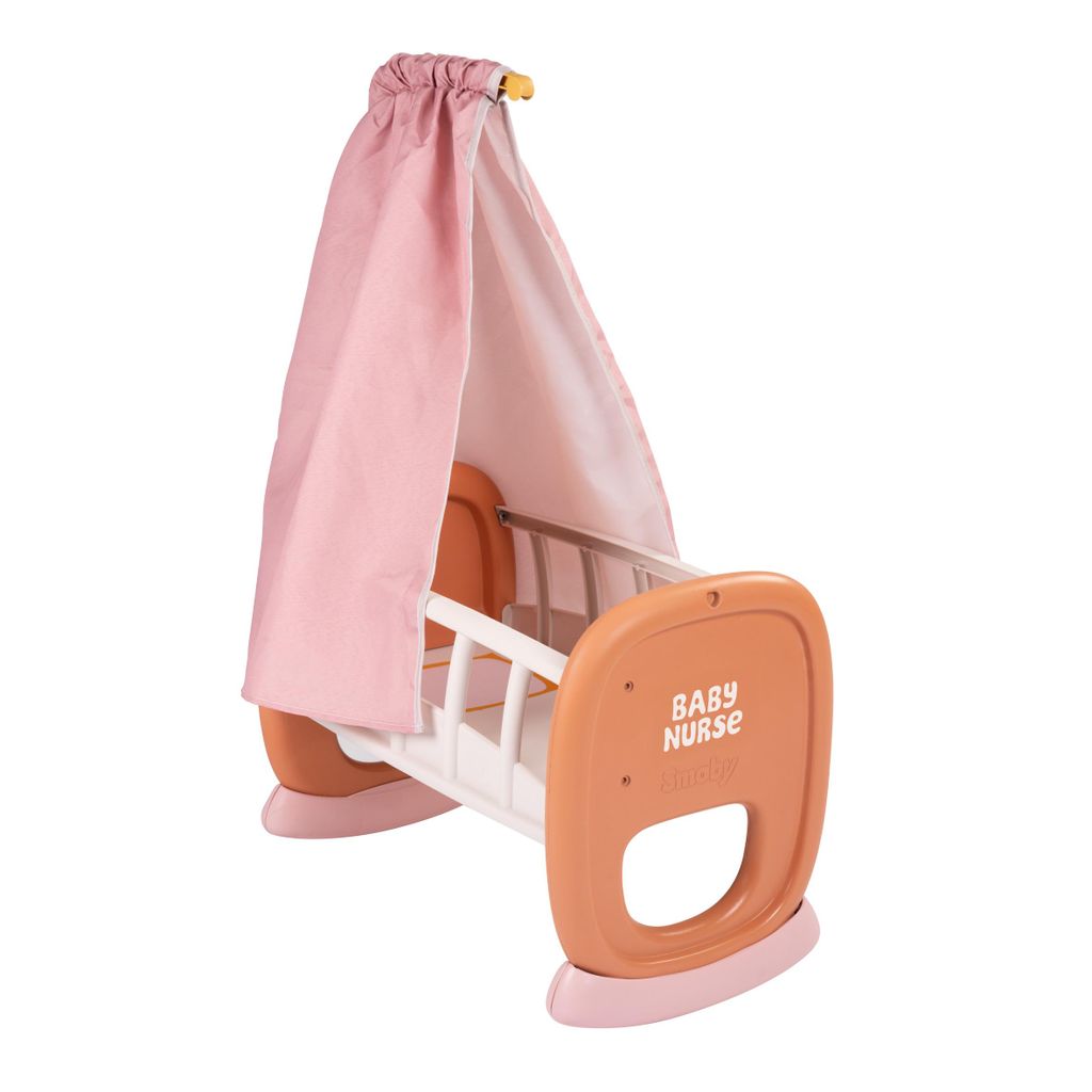 Smoby Baby Nurse Puppenwiege mit Himmel, für Kinder ab 18 Produktbild 