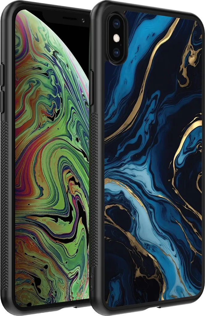 Custodia GlamCase Per IPhone X/XS Con Design Luci Di Calcio – Stampa Rigida Slim, Compatibile Con Ricarica Wireless, Multicolore - 4