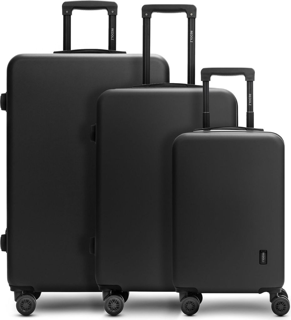 REDOLZ Essentials 09 Trolley-Set 3-teilig Black 2 schwarz Produktbild 