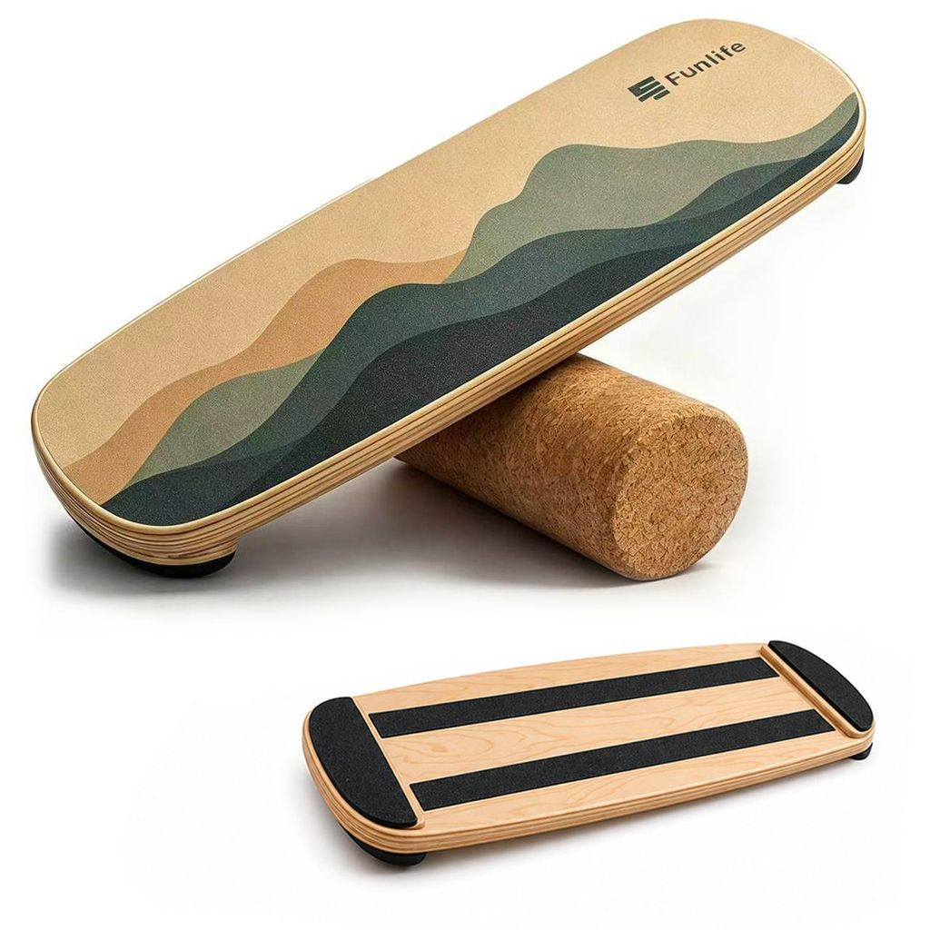 FunLife, tavola di equilibrio ALPINE in legno di betulla Immagine del prodotto 