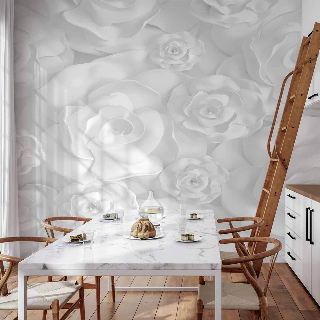 Vlies Fototapete - Plaster Flowers 100x70 cm Blumen b-B-0282-a-a
