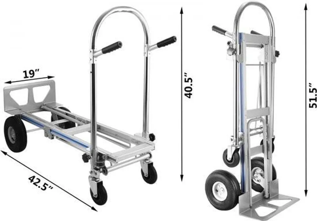 Solution anti-mal de dos : Chariot de course pliable aluminium léger