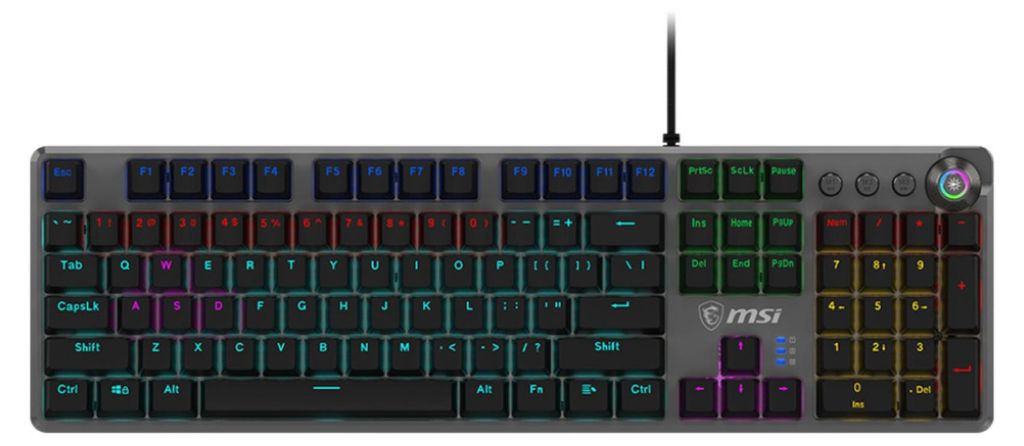 MSI OS1-8ZA8013-000 MSI FORGE GK-310 RED Gaming Keyboard, Image du produit 