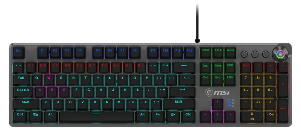Fini la Latence avec le Clavier MSI FORGE GK-310 RED Switches Filaire