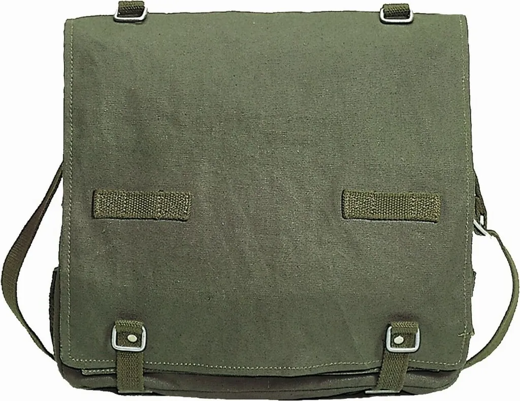 Grand sac marin militaire Bundeswehr en toile kaki - Pack de transport