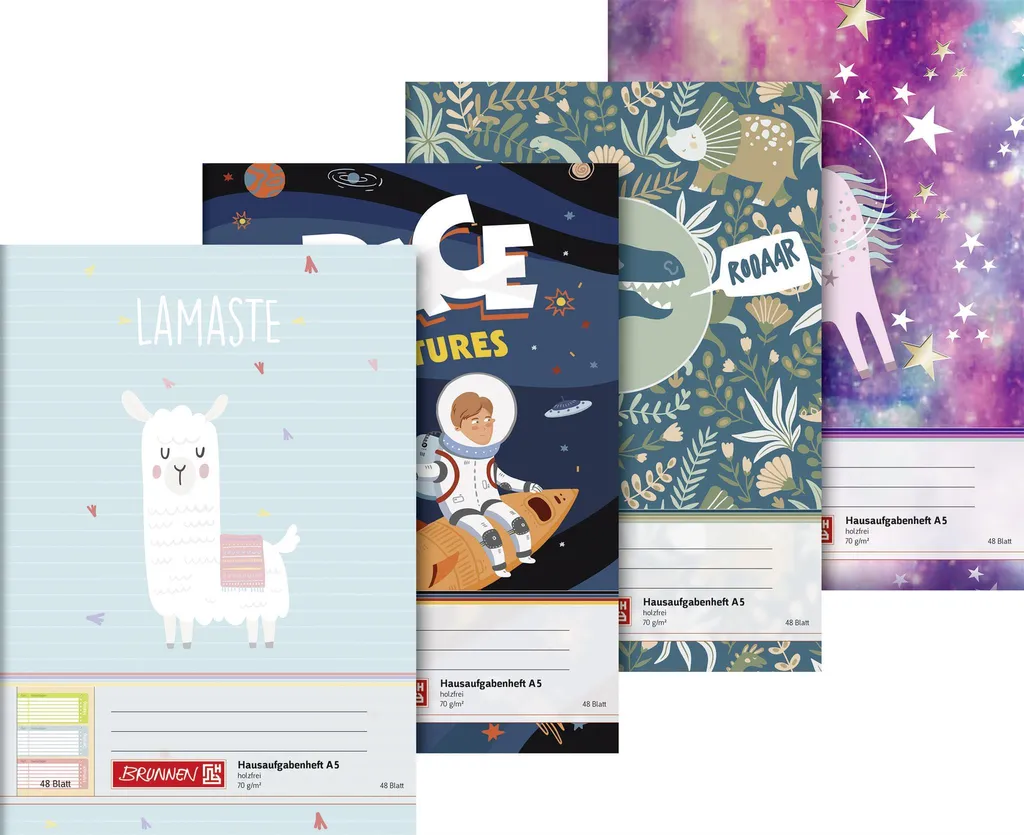 Cahier d'exercices GS BRUNNEN 104680701 avec 48 feuilles robustes