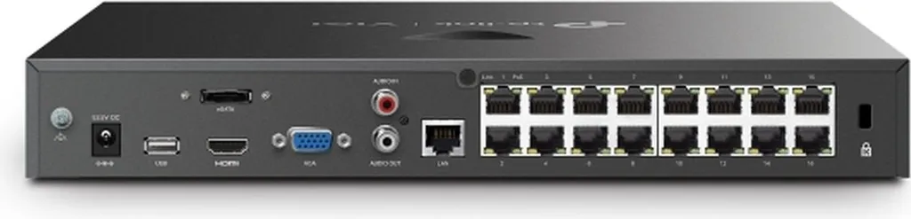 VIGI NVR2016H-16MP Solution de Stockage Vidéo PoE+ sans Câbles Complexes
