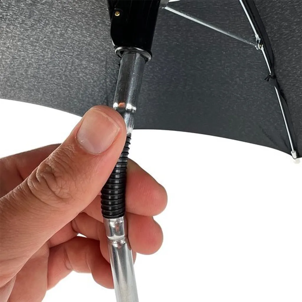 Petit parasol de table moderne noir 60cm - Idéal balcon et terrasse - 7
