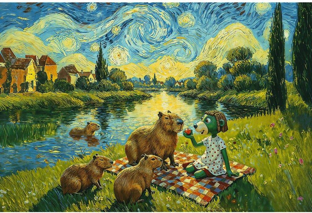 TREFL Puzzle-Feed Capybar 100 dks