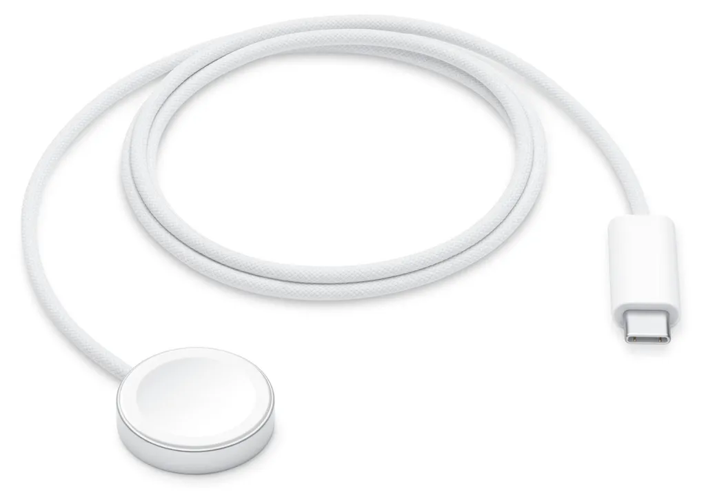 Câble USB-C pour Apple Watch 1m blanc idéal pour recharge de voyage