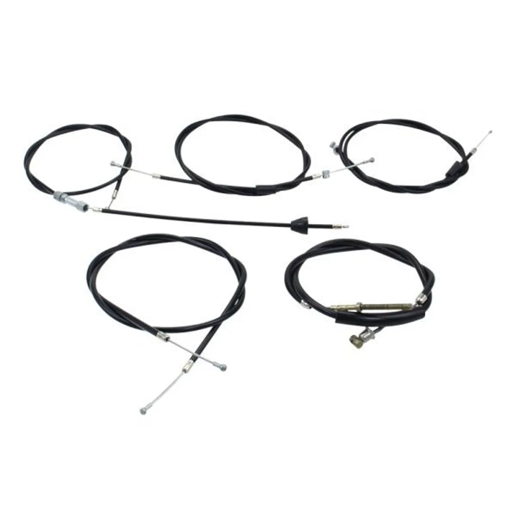 Set Câbles Bowden pour Rénover Simson SR 50 / SR 80 Carburateur BVF Noir