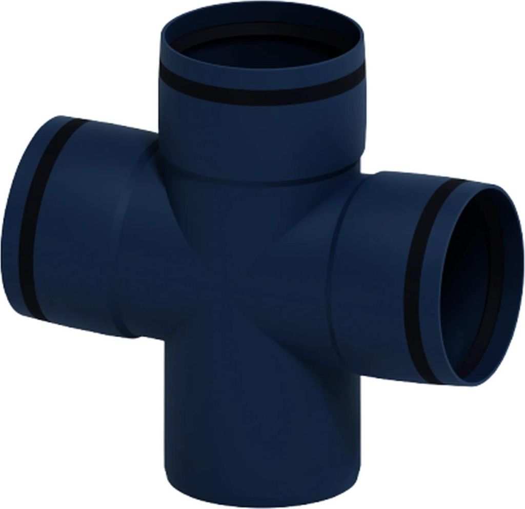 POLOPLAST POLO-KAL XS, Doppelabzweig, DN 110/110/87, 1 Stk. Produktbild 