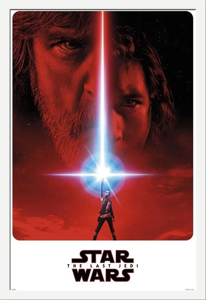Regalo Star Wars: Poster Teaser EP8 Incorniciato Shinsuke Bianco