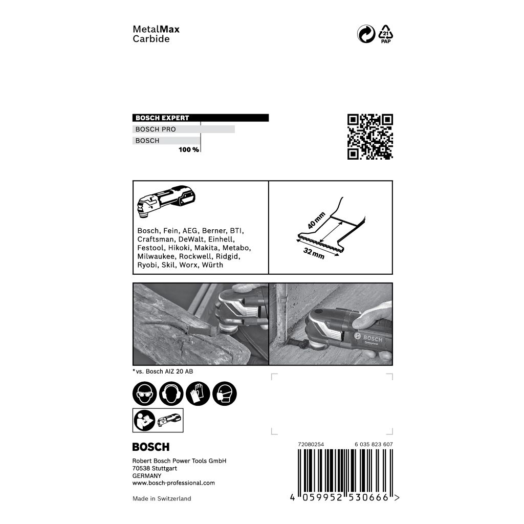 EXPERT MetalMax AIZ 32 AIT Tauchsägeblatt für Produktbild 
