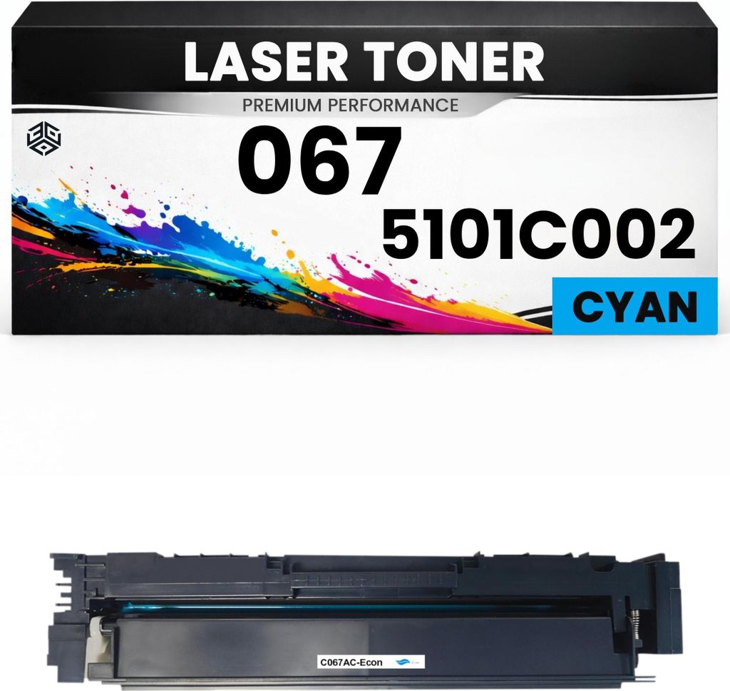 Toner kompatibel für Canon Cartridge 067 Cyan / 5101C002 imageClass LBP633Cdw LBP632Cdw LBP631Cw MF651Cw MF653Cdw MF654Cdw MF655Cdw MF656Cdw in Cyan