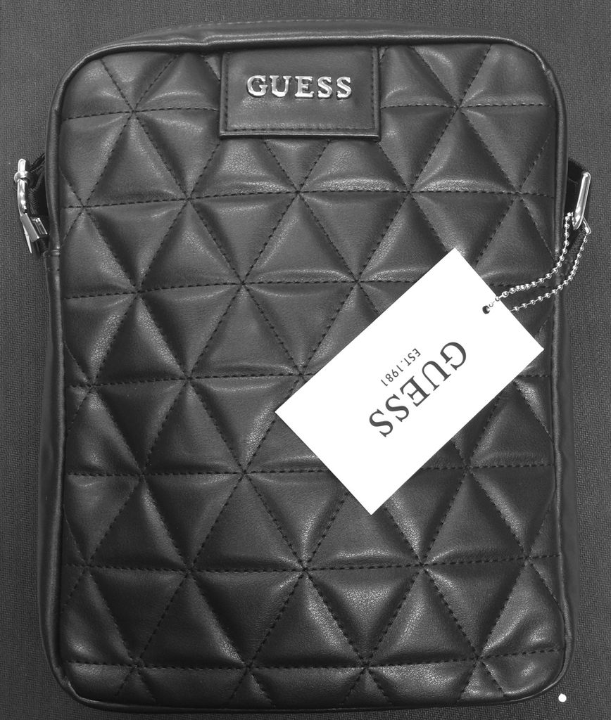 Guess Torba GUTB10QLBK 10" schwarz Quilted Tablet Bag Produktbild 