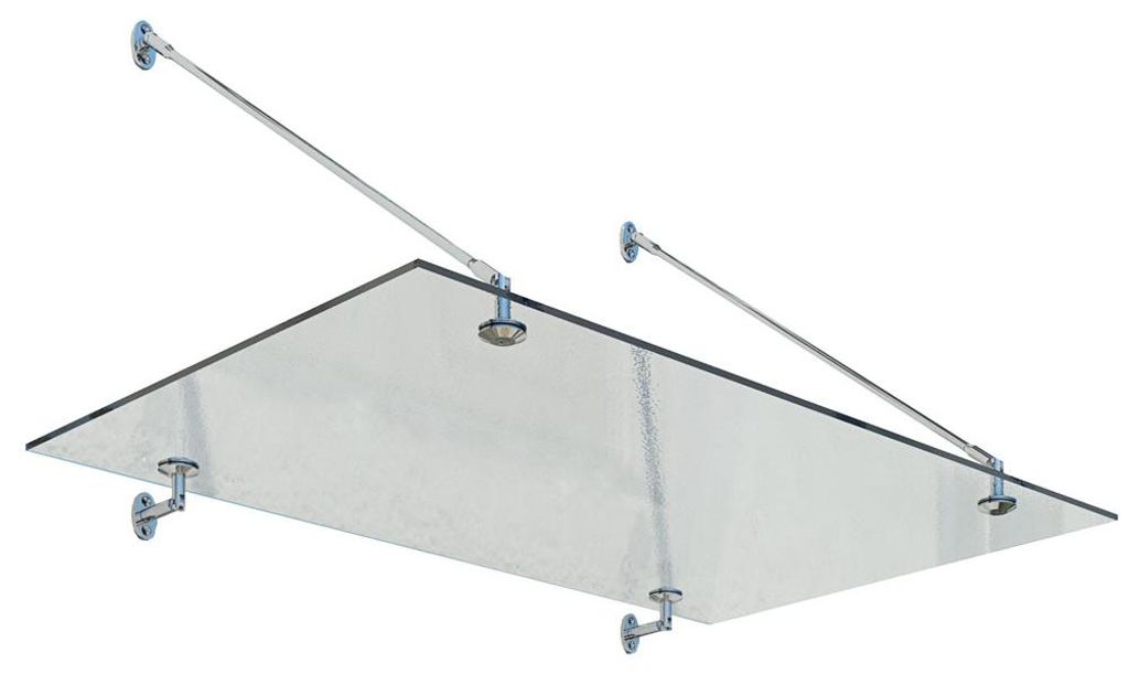Palram - Canopia Vordach Taurus 1400 silber 91x140 cm Produktbild 