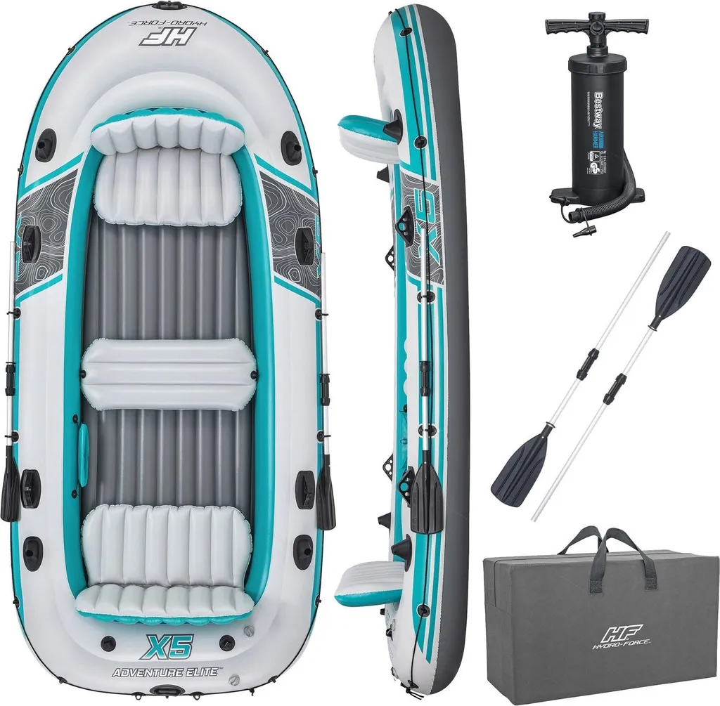 Bateau Hydro-Force Adventure Elite X5 Bestway 65159 - Kit Complet Kayak