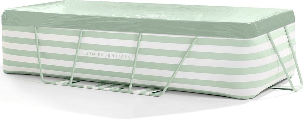 Swim Essentials Pool Abdeckplane grün, 400 x 200 cm Produktbild 