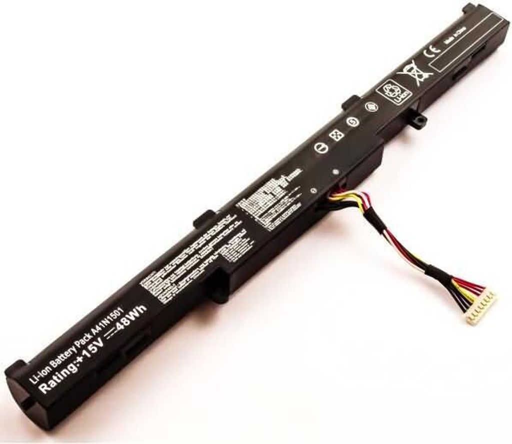 Akku für Asus Vivobook Pro N752VX-GC138 Li-Ion 15 Volt 3200 mAh schwarz