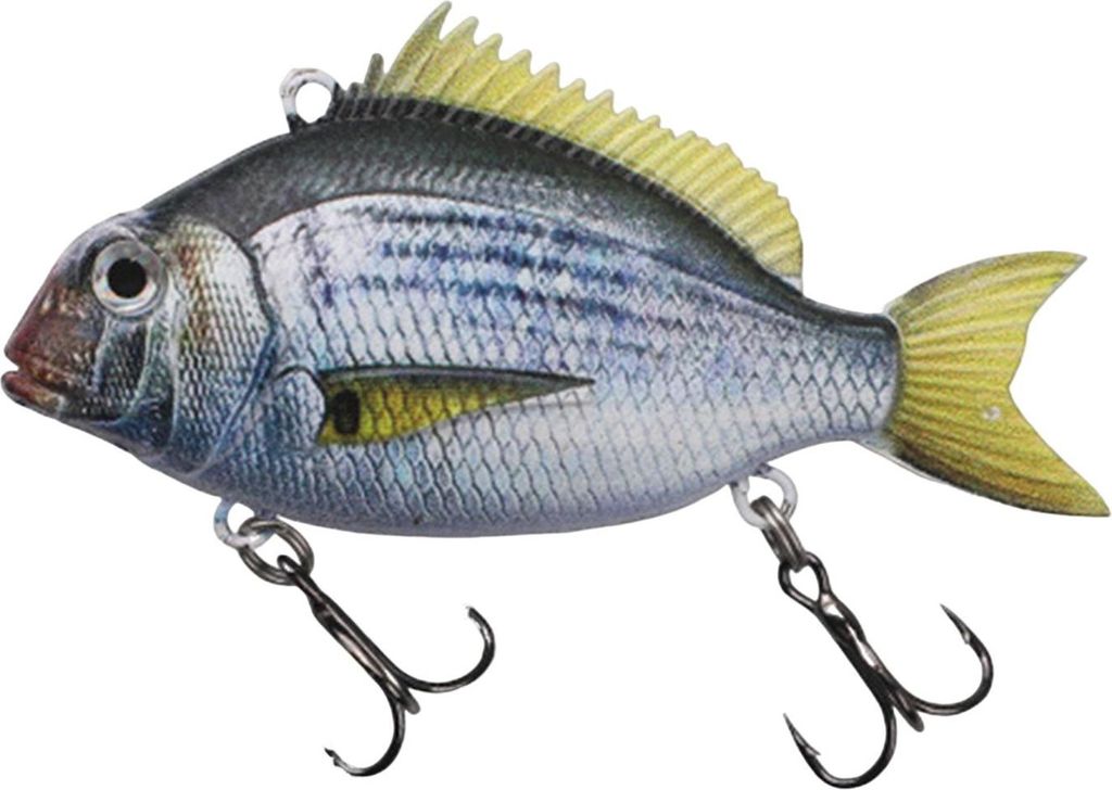 Harter Köder, Swimbait mit Drillingshaken, realistisch aussehende, leuchtende Farbe, natürliche Schwimmhaltung, tragbarer Angelköder, Kunstköder
