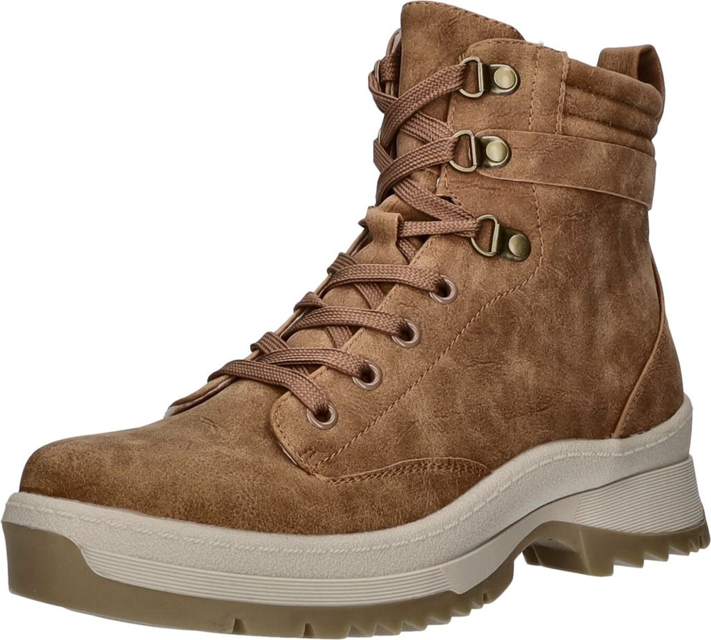 BOXX Damen-Schnürstiefelette Tobacco-Braun, Farbe:braun, EU Größe:39
