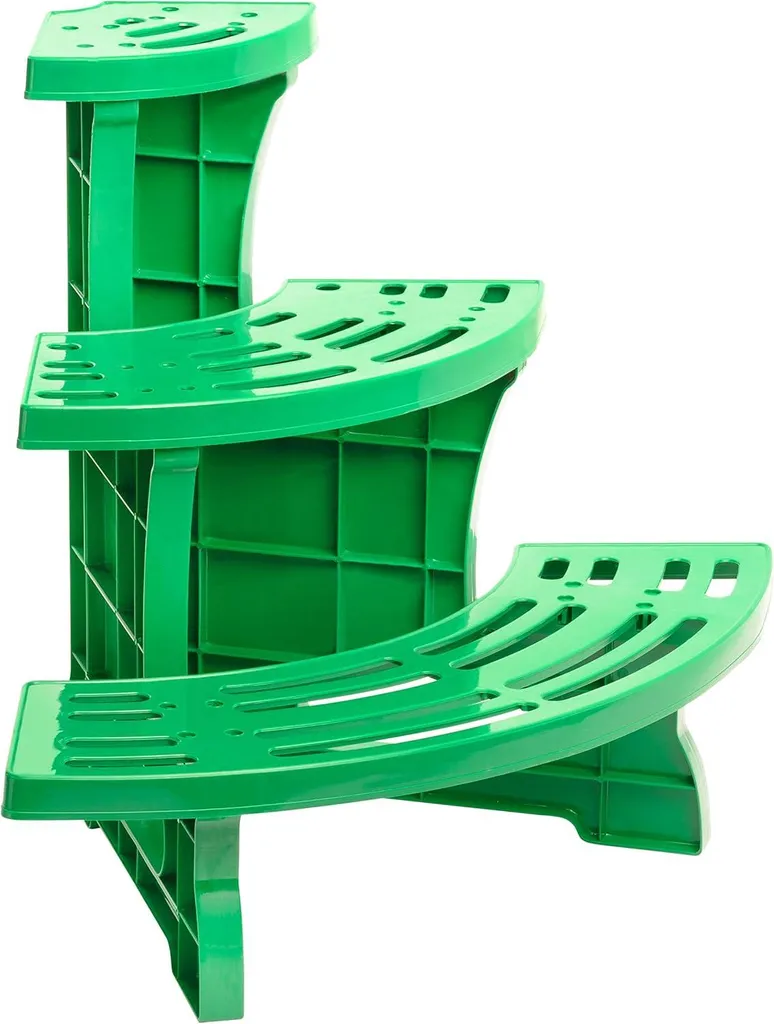 Support de fleurs d'angle modulable 3 étages Largeur réglable 155 cm - 3